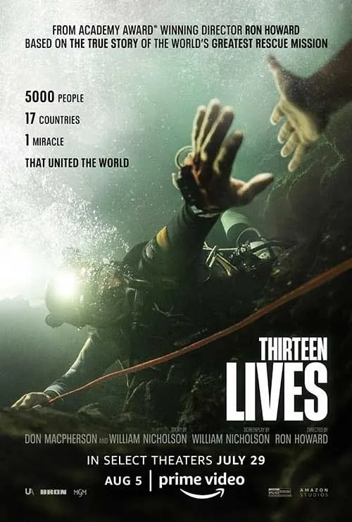 Affiche du film Thirteen Lives sur la plateforme VOD Nox IPTV